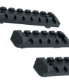 DyTac Polymer M-LOK Rail Segments Set (Color: Black / 2x5 Slot Rail / 1x7 Slot Rail)
