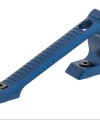Ultra Slim M-Lok CNC Aluminum Angled Fore Grip - Anodized Blue or Red